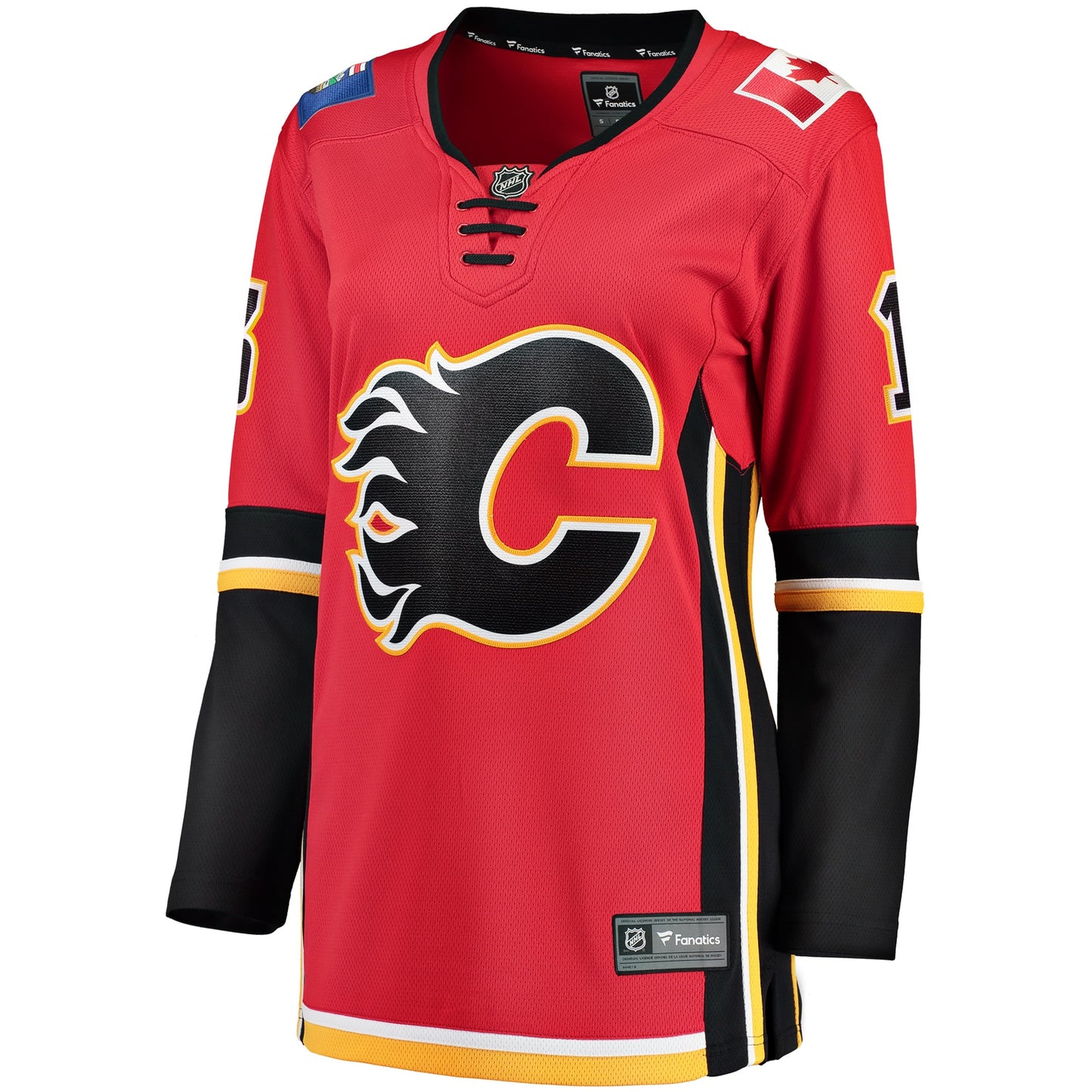 Johnny Gaudreau Calgary Flames Fanatics Branded Women's Home Breakaway Player Jersey - Red