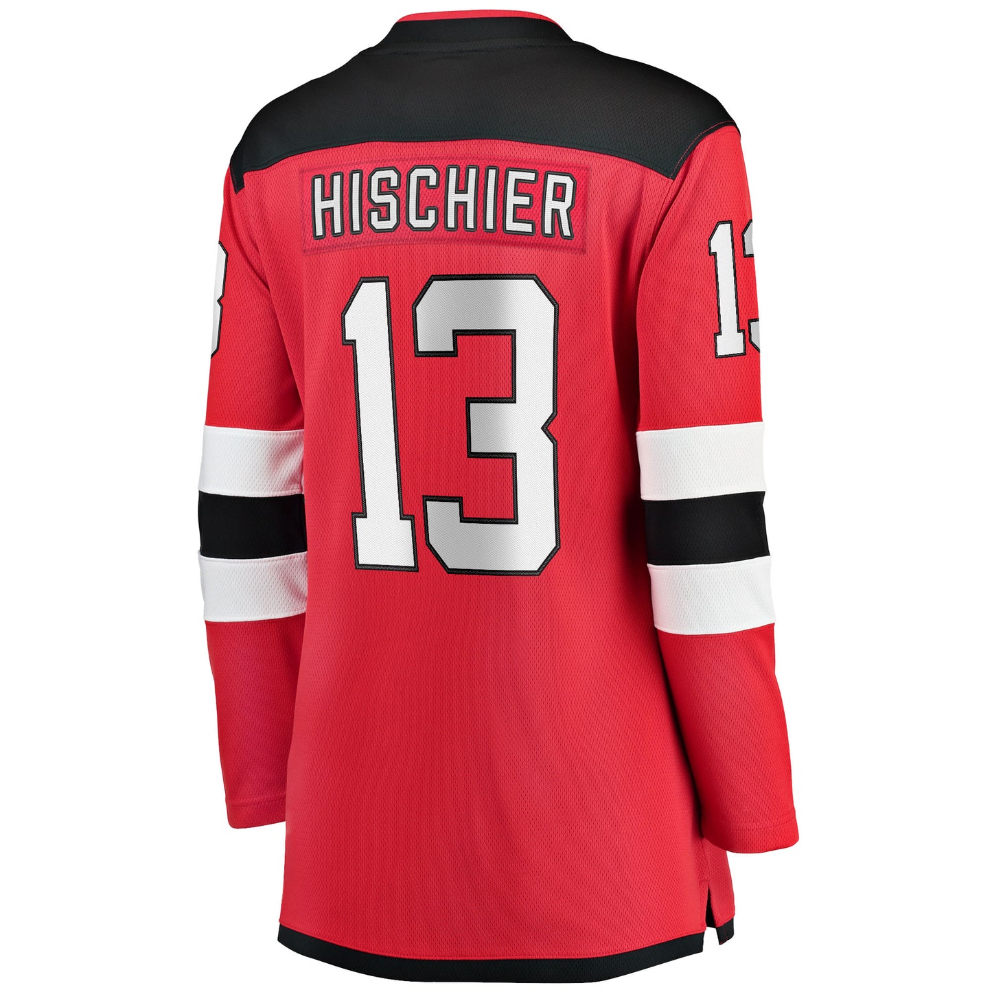 Nico Hischier New Jersey Devils Fanatics Branded Women's Home Premier Breakaway Player Jersey - Red