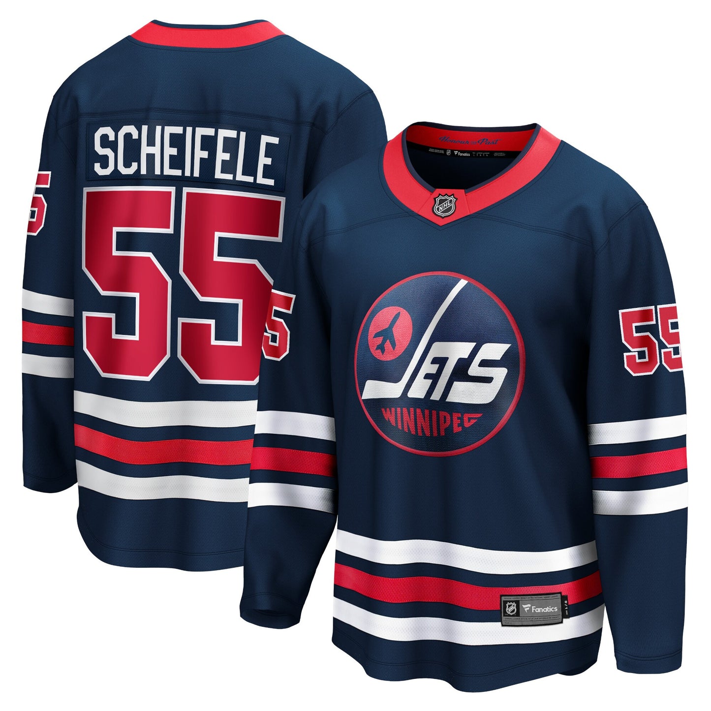 Mark Scheifele Winnipeg Jets Fanatics Branded 2021/22 Alternate Premier Breakaway Player Jersey - Navy