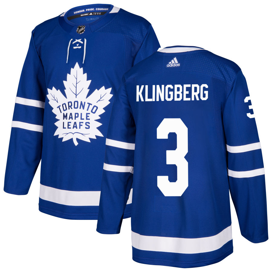 John Klingberg Toronto Maple Leafs adidas Authentic Jersey - Blue