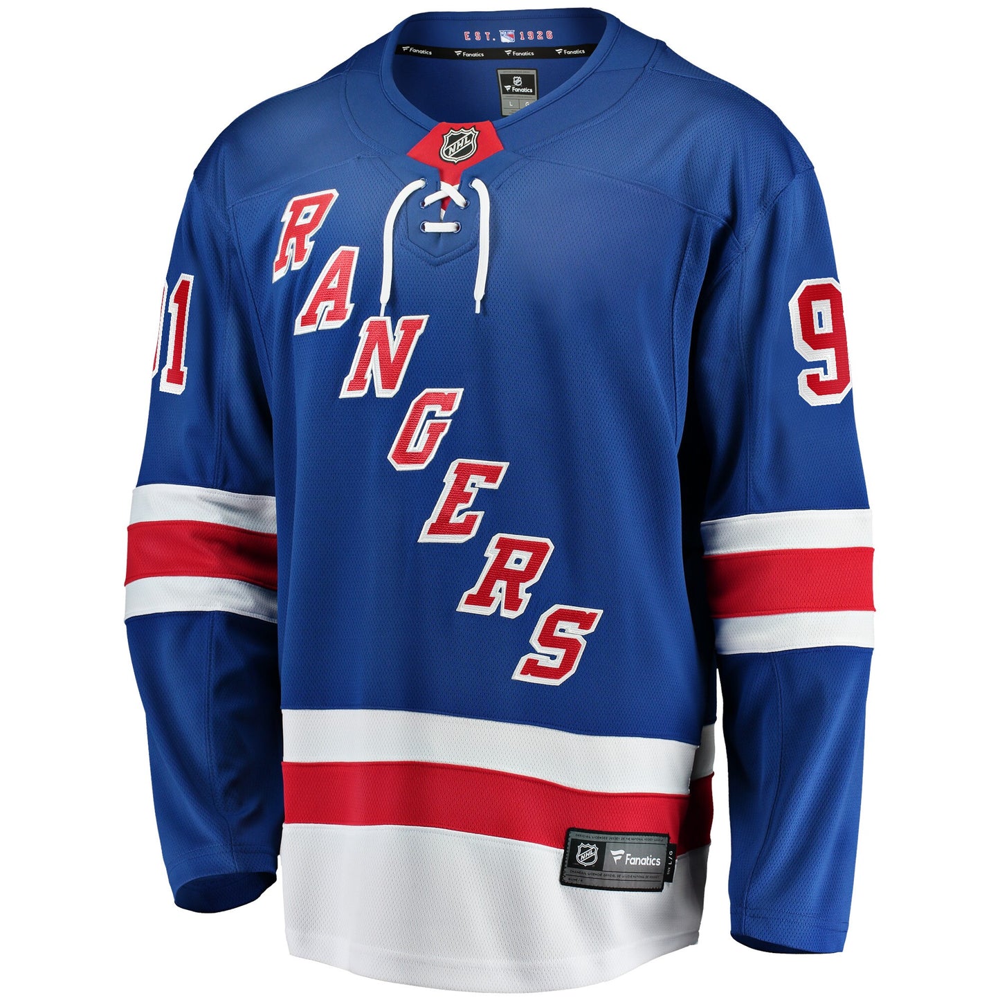 Vladimir Tarasenko New York Rangers Fanatics Branded Premier Breakaway Player Jersey - Royal