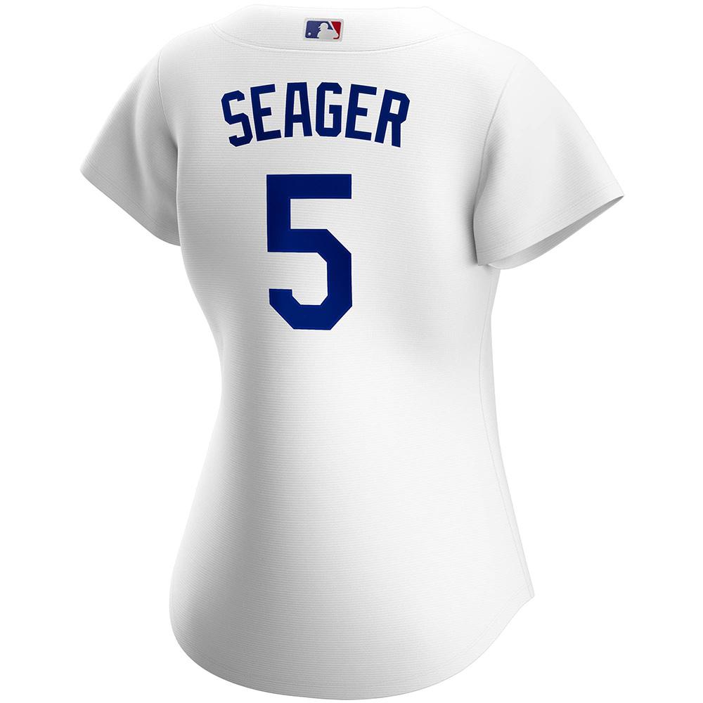 Womens Los Angeles Dodgers Corey Seager Cool Base Replica Jersey White