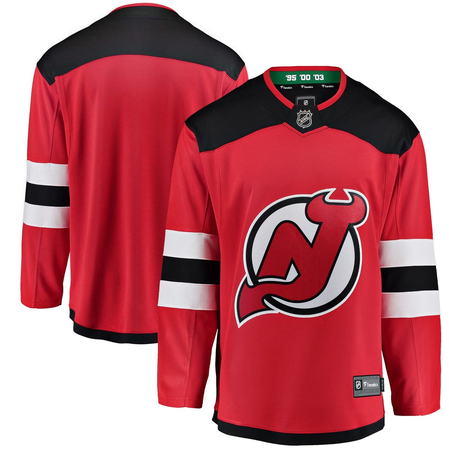 New Jersey Devils Fanatics Branded Youth Breakaway Home Jersey - Red