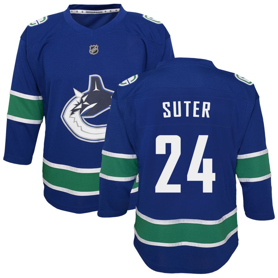 Pius Suter Vancouver Canucks Youth Replica Jersey - Blue