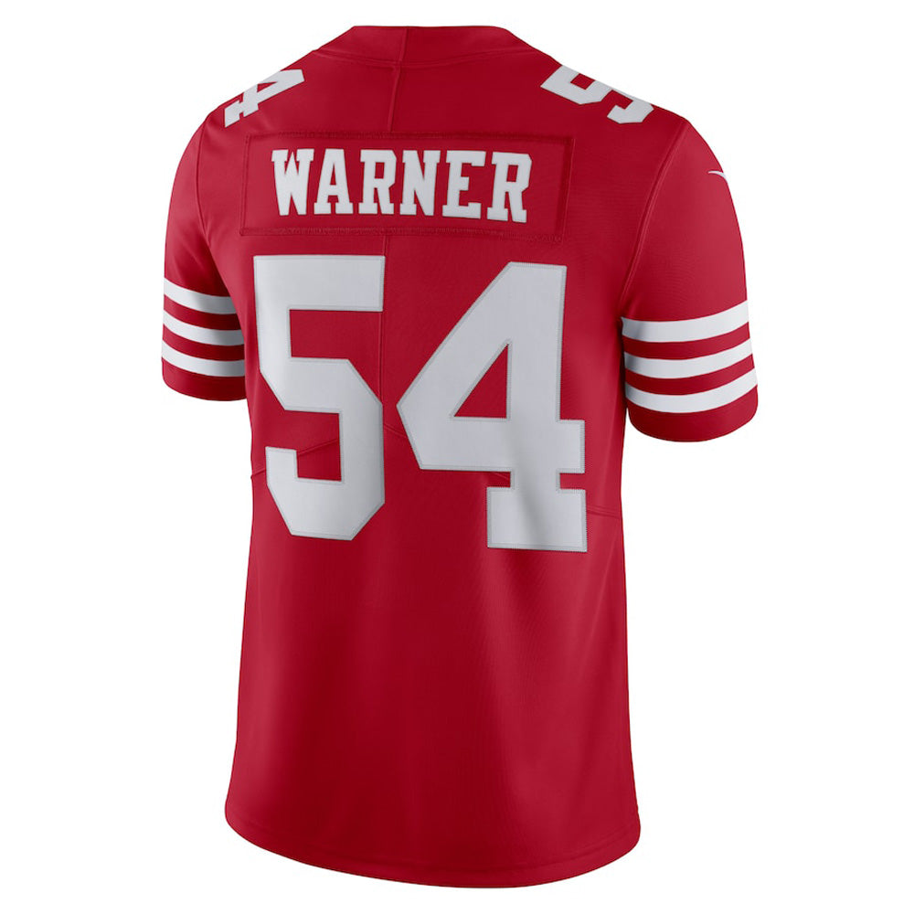 Youth San Francisco 49ers Fred Warner Vapor Jersey - Scarlet