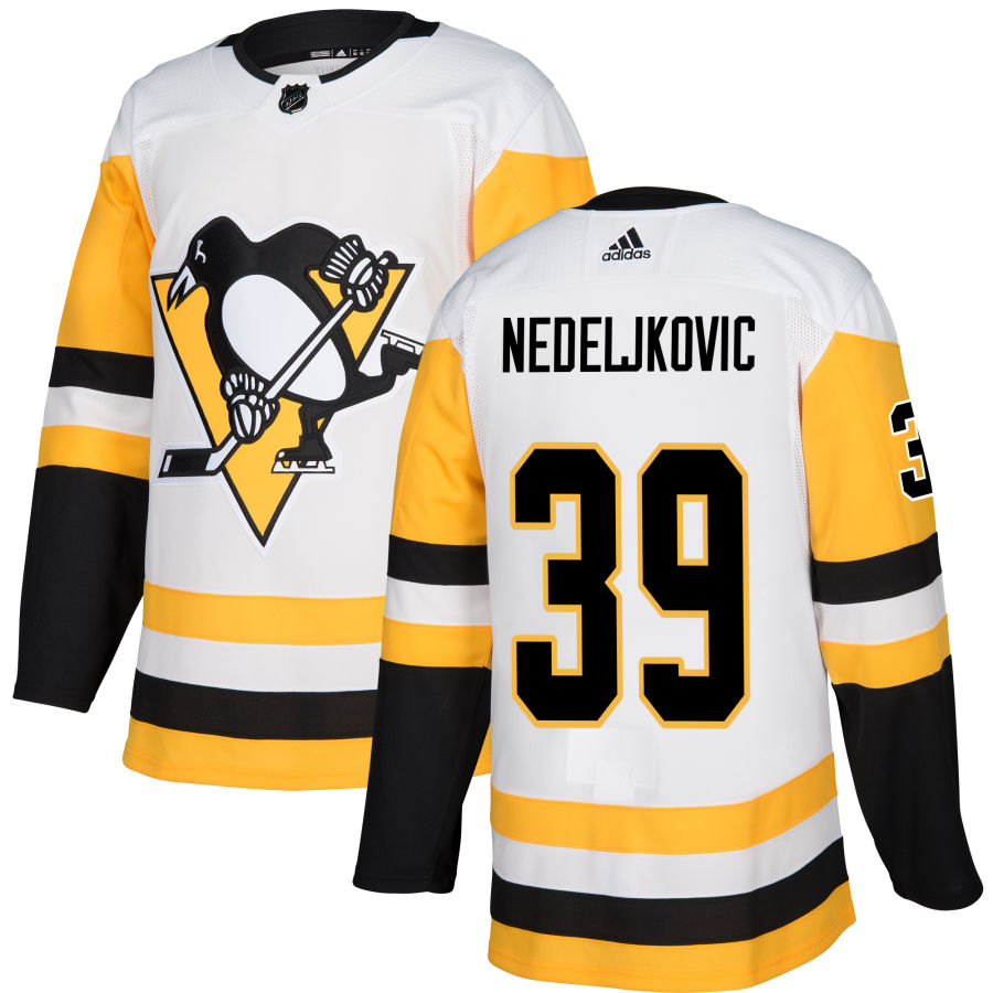 Alex Nedeljkovic Pittsburgh Penguins adidas Authentic Jersey - White