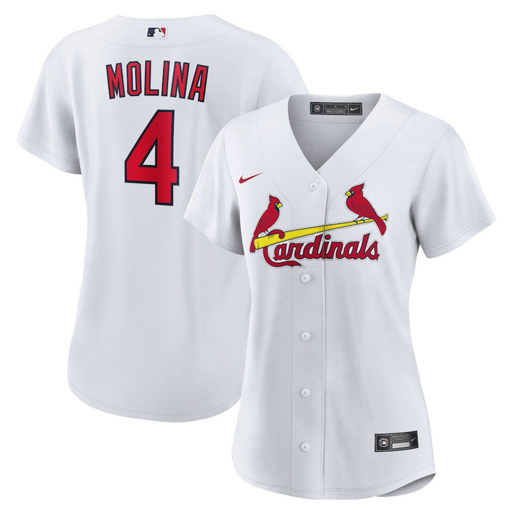 Women's St. Louis Cardinals Yadier Molina Home Player Jersey - White