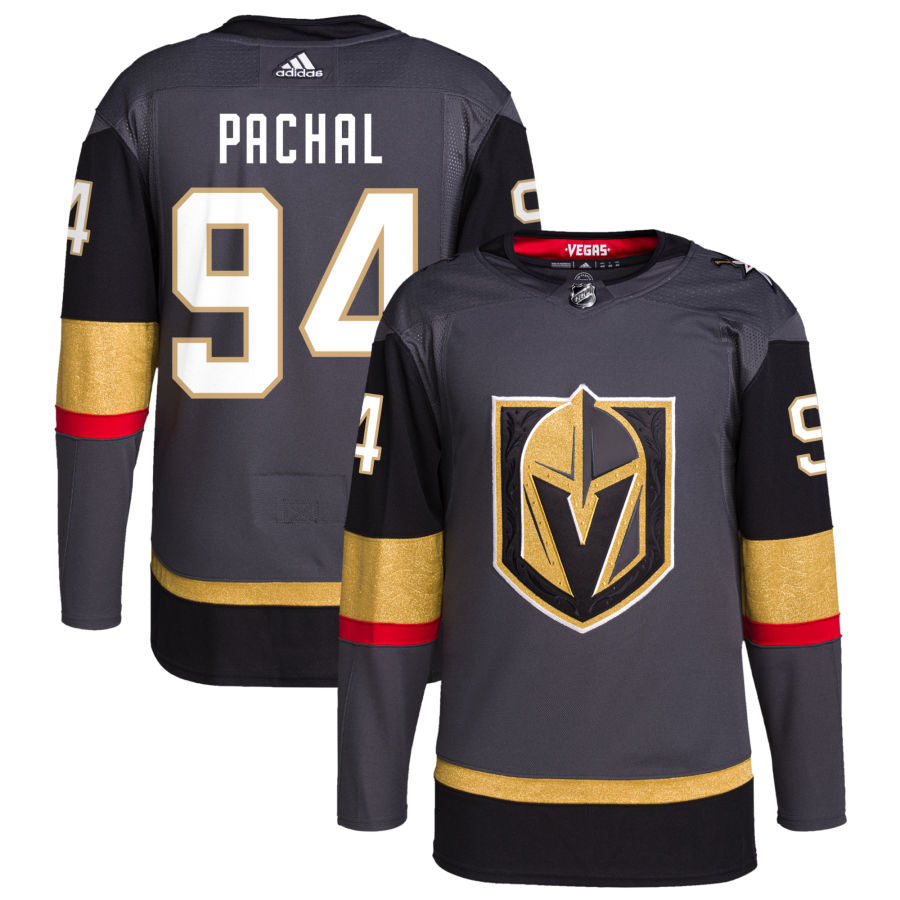 Brayden Pachal Vegas Golden Knights adidas Alternate Authentic Pro Jersey - Gray